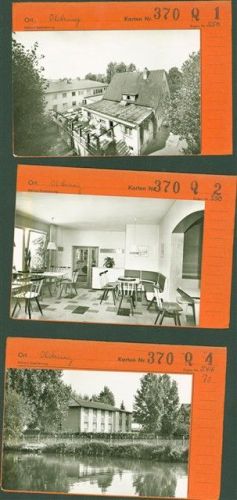 Olching Lot mit 4 AK Musterkarten Original aus Metzarchiv Bestellvorgänge und Auflagenzahlen
