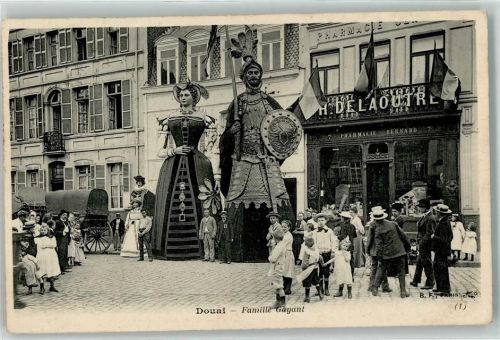 Douai 1906 Familie Gayant Apotheke Bernard H. Delaoutre