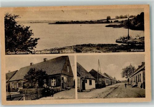 17237 O2081 Groß Quassow - Dorfstraße Woblitsee