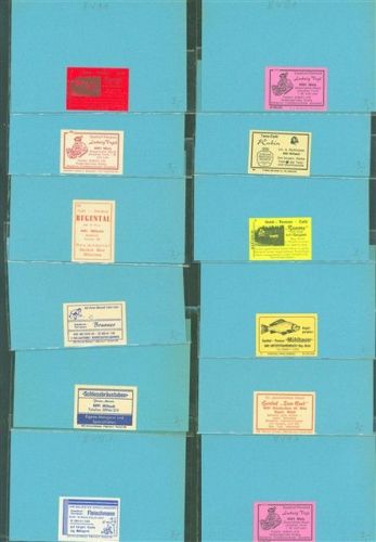 93471 W8498 Arnbruck und Umgebung Lot mit 25 Streichholzetiketten