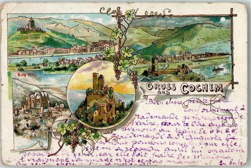 Cochem 1899 Burg Eltz Ehrenburg