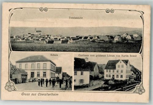 Oberaltertheim Gasthaus zum goldenen Löwen Schule Schulkinder