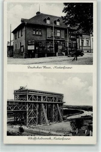Niederfinow Gasthaus Deutsches Haus Oldtimer Schiffshebewerk