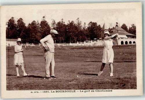 La Bourboule 1933 Le Golf de Charlannes AK