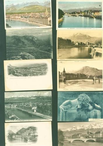 Grenoble Lot mit 14 AK