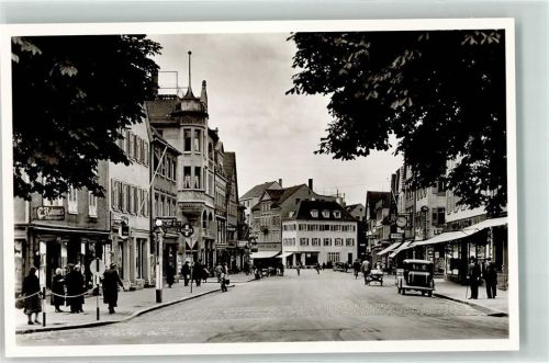 Göppingen Marktstraße Drogerie Kürschner-Geschäft Fahrrad