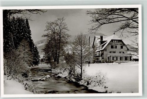 Obertal Winter Gasthaus Pension Adler