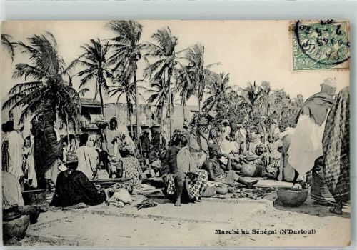 1907 - Marche Marktszene