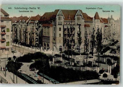 10115 W1000 Schöneberg 1909 - Landshuter Straße Bayerischer Platz Speyerer Straße