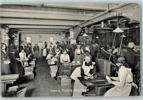 London Packing Department Hill Tabacco Manufacture Tabak