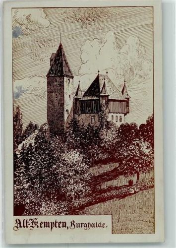 Kempten Burghalde E. Felle