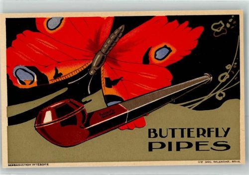 Werbung Butterfly Pipes Schmetterling