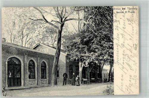 Tönning 1908 Gasthaus zum Kreuz