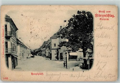 Mürzzuschlag 1899 Hauptplatz