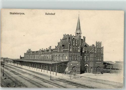 Neu Skalmierschütz Nowe Skalmierzyce 1915 - Bahnhof