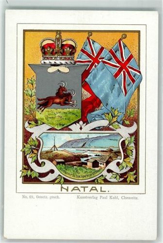 KwaZulu-Natal Wappen Natal Verlag Paul Kohl Nr. 69
