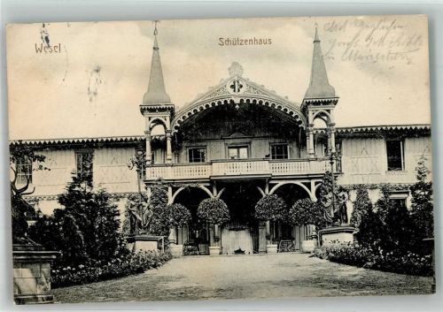 Wesel 1911 Gasthaus Schützenhaus