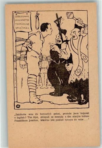 Karikatur Zaklinate mne do horoucich pekel protoze jsem bojoval v.leglich