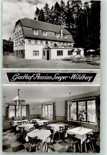 72218 W7277 Wildberg , Württ - Gasthaus Pension Seeger