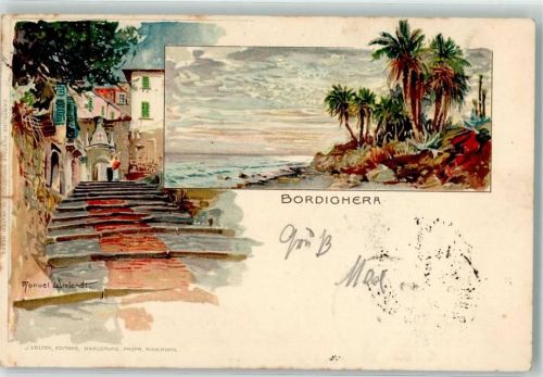 Bordighera 1904 sign. Manuel Wielandt