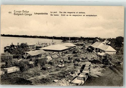 Kinshasa Hafen Ganzsache