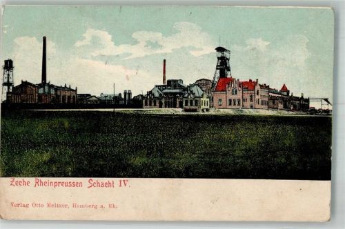 Moers 1905 Zeche Rheinpreussen Schacht IV