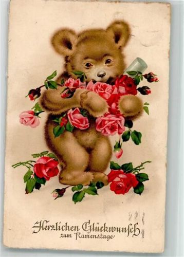 1938 Bär mit Rosen Namenstag