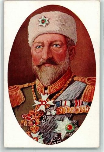 König Ferdinand I mit Orden geschmückt