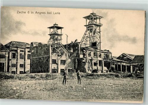 Angres 1914 - 1918 Zeche 6 bei Lens