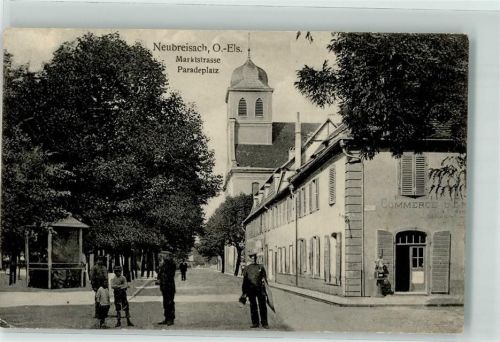 68600 Neuf-Brisach Neubreisach 1909 - Marktstraße Paradeplatz