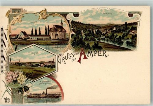 Grafrath Die Amper Fluss-Raddampfer Maria Theresia Wildenroth Verlag Ottmar Zieher-München