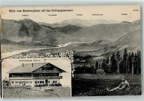 83646 W8170 Wackersberg b Bad Tölz - Blomberghaus Alpen