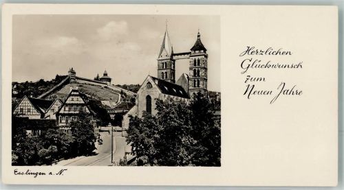 73728 W7300 Esslingen am Neckar - Stadtkirche # Mini AK