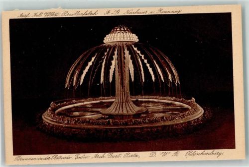 Dresden 1922 Jahresschau deutscher Arbeit Porzellanbrunnen der Firma Meißen