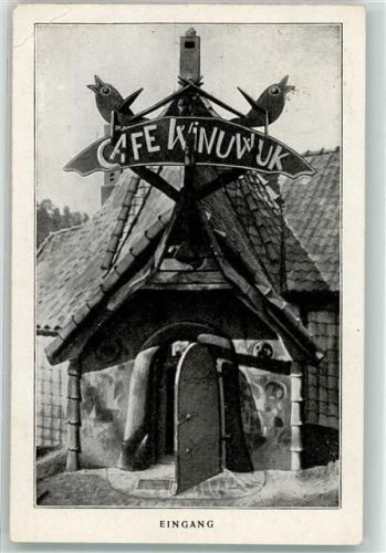 Bad Harzburg Hoetger Architektonisch Cafe Winuwuk aus den 20er Jahren + Sonnenhof Eingang Kaffeehaus