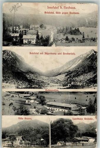 Neuhaus Josefstal Jägerkamp Brecherspitz Gasthaus Villa Brunn Landhaus Wesimer Verlag Zerle Nr. 2185