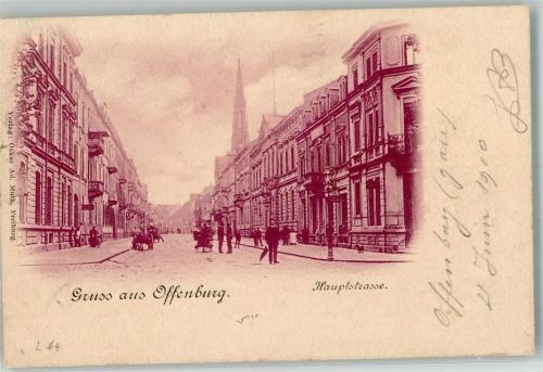 Offenburg 1900 Hauptstraße