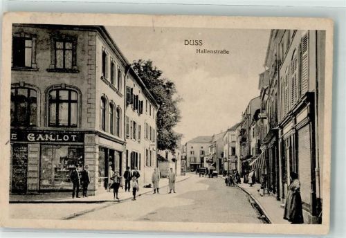 Dieuze 1916 Hallenstraße Geschäft Gaillot Bank