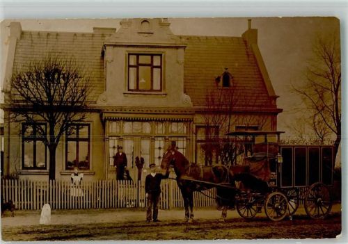 Hamburg Wohnhaus Leichenwagen Ort handschriftlich