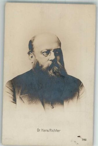1916 Dr. Hans Richter Porträt Hofkapellmeister
