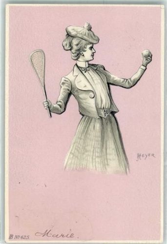 1902 sign. A. Heyer Tennis AK