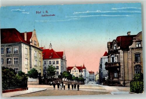 Hof 1915 Schillerstraße Kinder