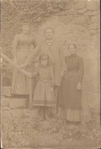 87700 W8940 Memmingen Kabinettfoto Altes Familienphoto