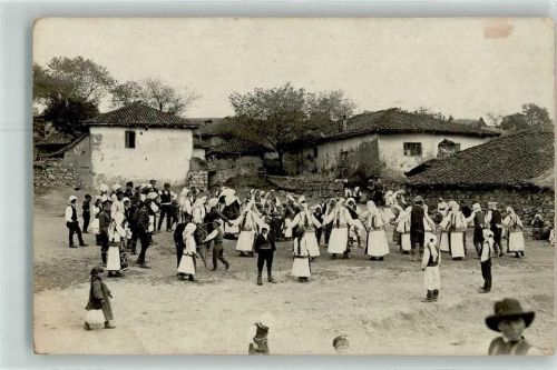 Prilep - Tracht Volkstyp Tanz Kinder Ort handschriftlich