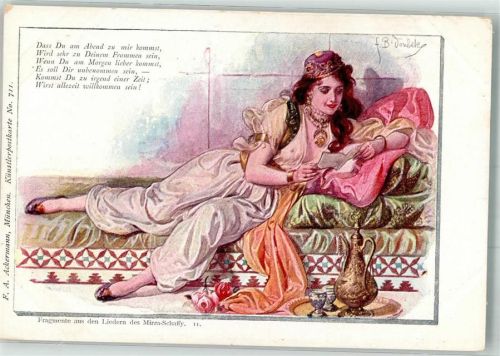 Fragmente aus Liedern des Mirza-Schaffy Dichter Nr. 11 Orientalische Frau