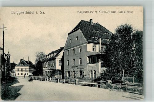 01816 O8302 Berggiesshübel - Hauptstrasse Kurhotel zum Sächs. Haus