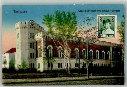 Temesvar 1929 Cazmara Pionertor Briefmarke Bildsetie