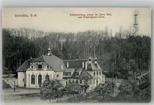 04626 O7420 Schmölln , Thür - Schützenhaus Ernst Agnes Turm