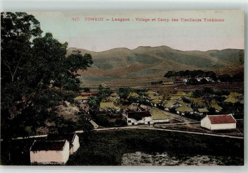 Tonkin Lang Son Stadt u. Camp des Tirailleurs