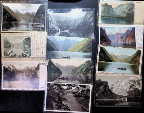 W8240 Königssee b Berchtesgaden Lot mit 30 AK Motiv Indien Posten 21 bis 100 AK